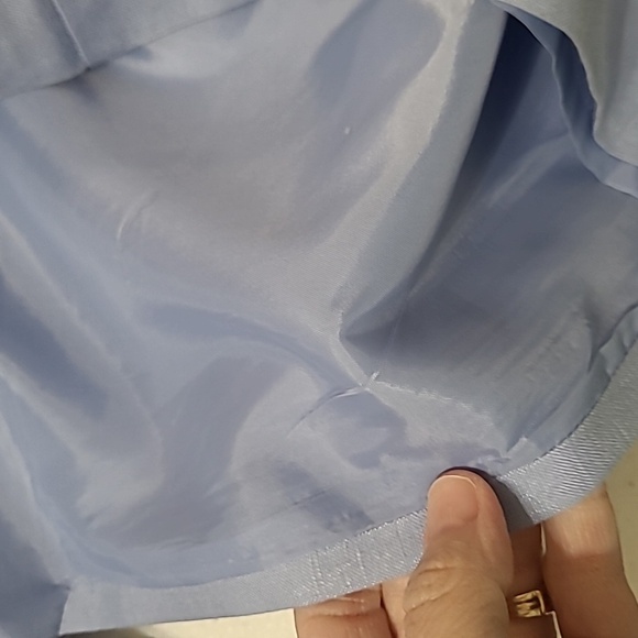 Jessica Howard Periwinkle Linen blend Dress with embroidery & beadwork size 24W - Picture 10 of 13